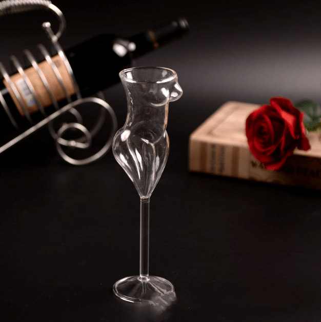 Gadget Gerbil Female Body Shaped Cocktail Glass Goblet