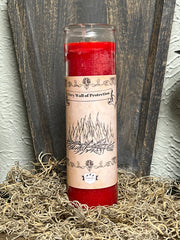 Fiery Wall of Protection Candle Run Service