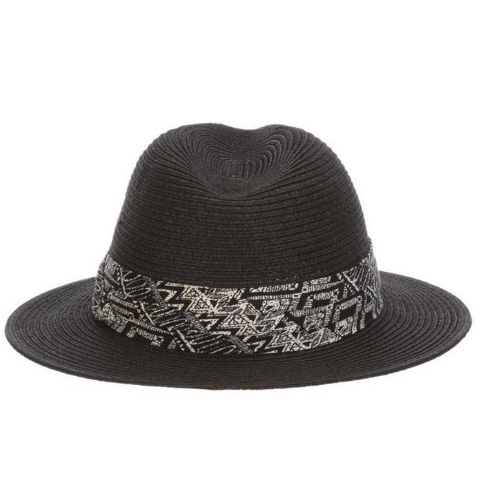 Fine Braid Safari Hat with 3-Pleat Cotton Band - Scala Hats Safari Hat Scala Hats
