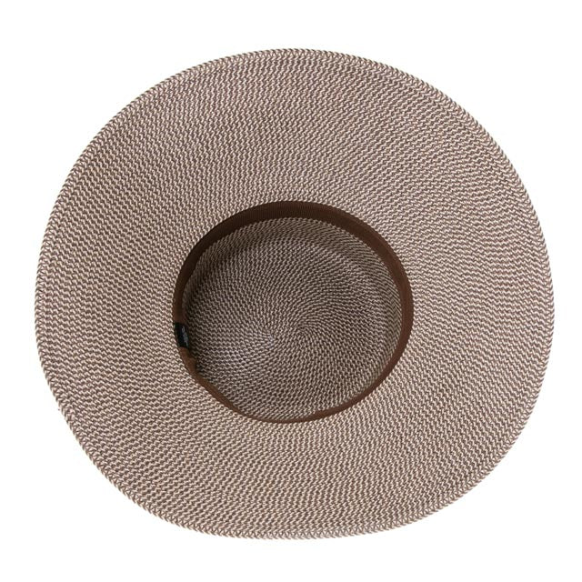 Flex Weave Straw Flat Top Bucket Hat - Boardwalk Style Wide Brim Hat Boardwalk Style Hats