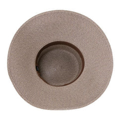 Flex Weave Straw Flat Top Bucket Hat - Boardwalk Style Wide Brim Hat Boardwalk Style Hats