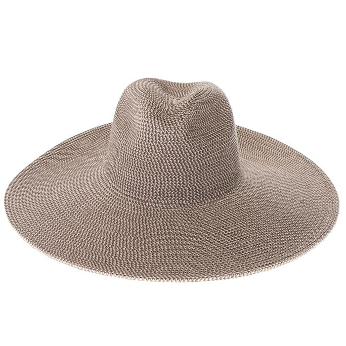 Flex Weave Straw Gardening Hat with Chin Strap - Boardwalk Style Safari Hat Boardwalk Style Hats DA1351-TAUP Taupe OS (57 cm)