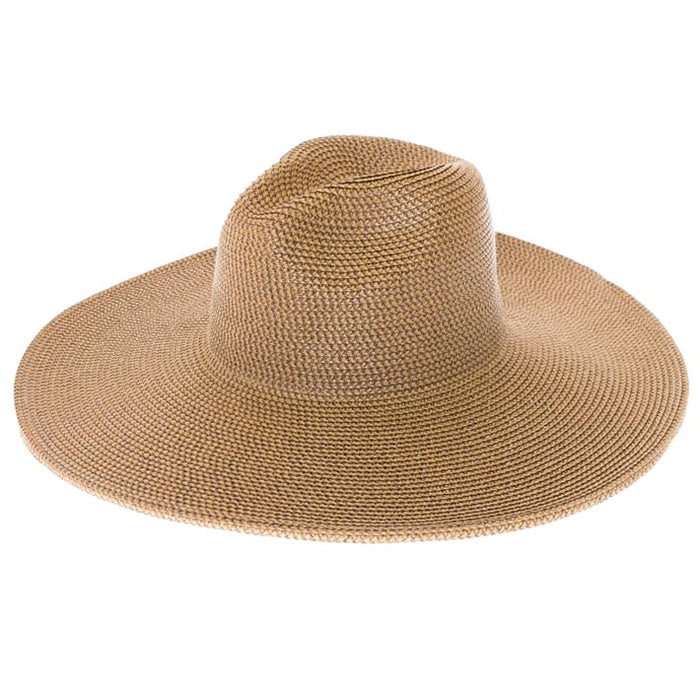 Flex Weave Straw Gardening Hat with Chin Strap - Boardwalk Style Safari Hat Boardwalk Style Hats