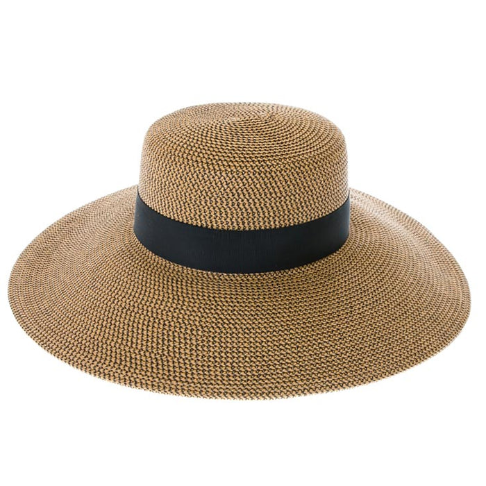 Flex Weave Straw Lampshade Style Hat - Boardwalk Style Wide Brim Hat Boardwalk Style Hats
