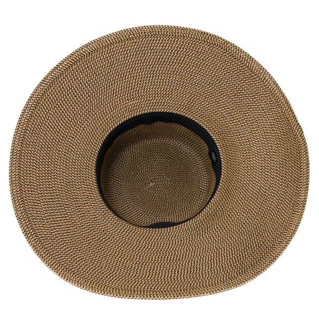 Flex Weave Straw Lampshade Style Hat - Boardwalk Style Wide Brim Hat Boardwalk Style Hats