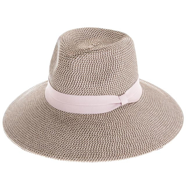 Flex Weave Straw Pinched Crown Safari Hat - Boardwalk Style Safari Hat Boardwalk Style Hats DA1353-TAUP Taupe OS (57 cm)