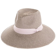 Flex Weave Straw Pinched Crown Safari Hat - Boardwalk Style Safari Hat Boardwalk Style Hats DA1353-TAUP Taupe OS (57 cm)