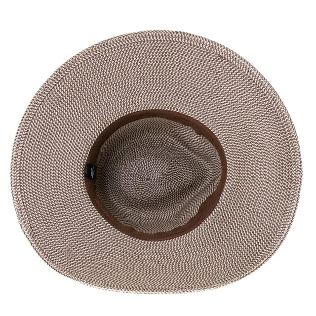Flex Weave Straw Pinched Crown Safari Hat - Boardwalk Style Safari Hat Boardwalk Style Hats