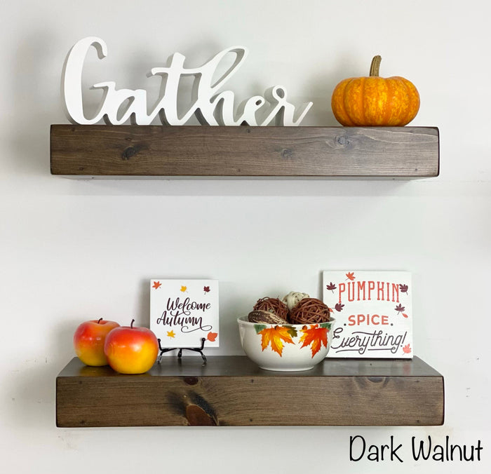 Ready in 1-2 WEEKS | FREE SHIPPING | Floating Shelves | Custom Rustic Wood Shelf