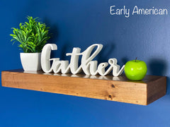 Ready in 1-2 WEEKS | FREE SHIPPING | Floating Shelves | Custom Rustic Wood Shelf