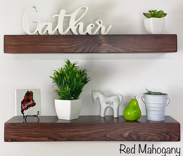 Ready in 1-2 WEEKS | FREE SHIPPING | Floating Shelves | Custom Rustic Wood Shelf
