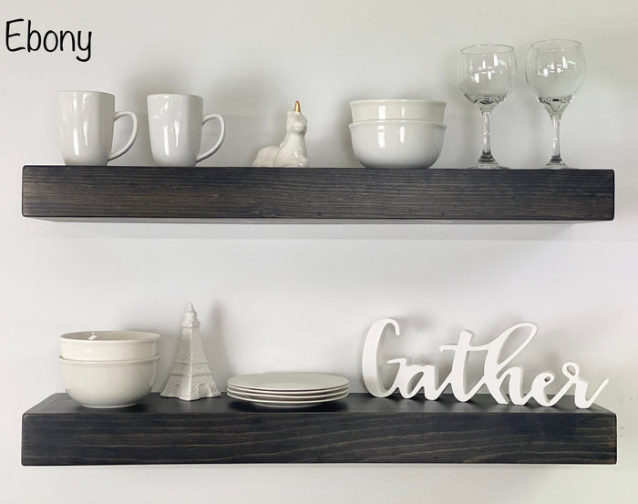 Ready in 1-2 WEEKS | FREE SHIPPING | Floating Shelves | Custom Rustic Wood Shelf