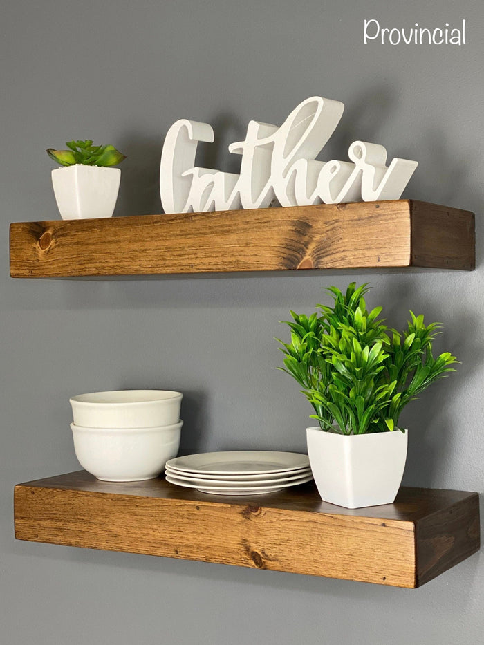 Ready in 1-2 WEEKS | FREE SHIPPING | Floating Shelves | Custom Rustic Wood Shelf