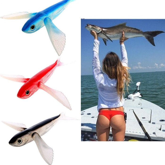 Gadget Gerbil Flying Fish Shaped Fishing Lure