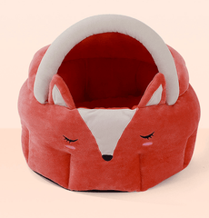 Gadget Gerbil Fox Shaped Cat Bed