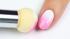 Gem ombré sponge nail tool set