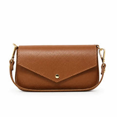 German Fuentes Genuine Italian Leather Small Crossbody with Handle - Multiple Colors