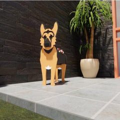 Gadget Gerbil German Shepherd Flower Planter