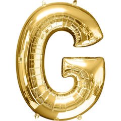 Giant Gold Letter G Balloon