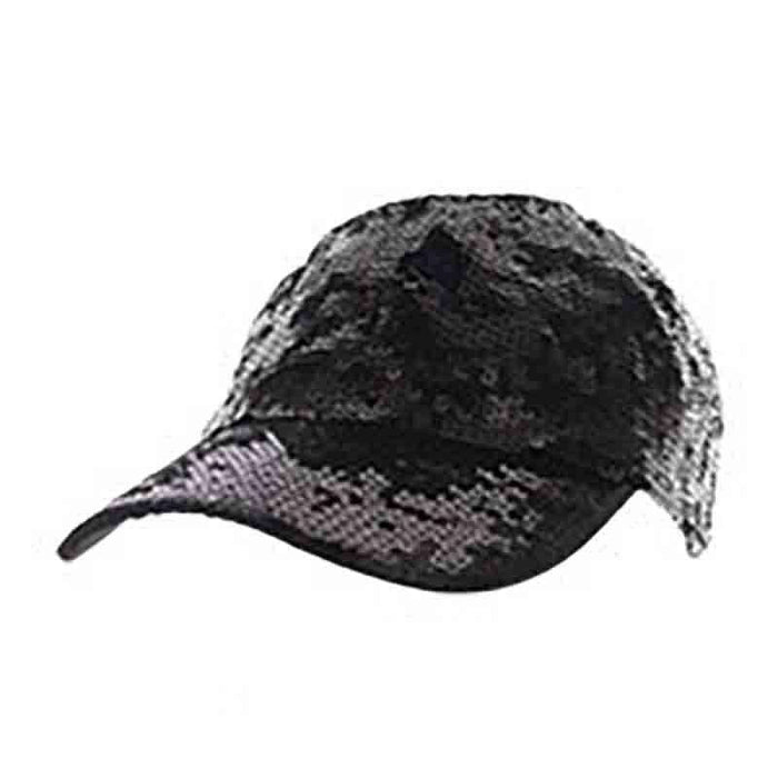 Glitter Baseball Cap Cap Something Special LA htc593 Black