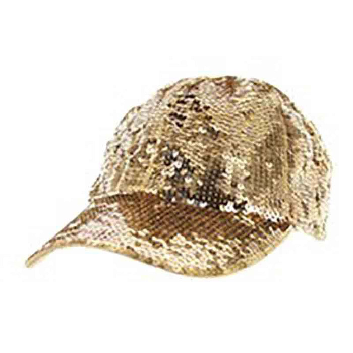 Glitter Baseball Cap Cap Something Special LA htc593 Gold