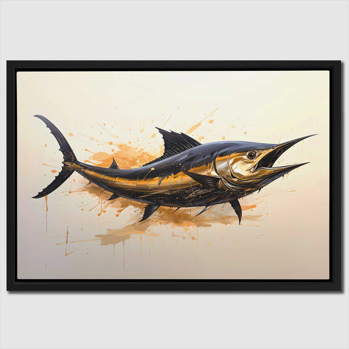 Golden Swordfish - Oceanic Art
