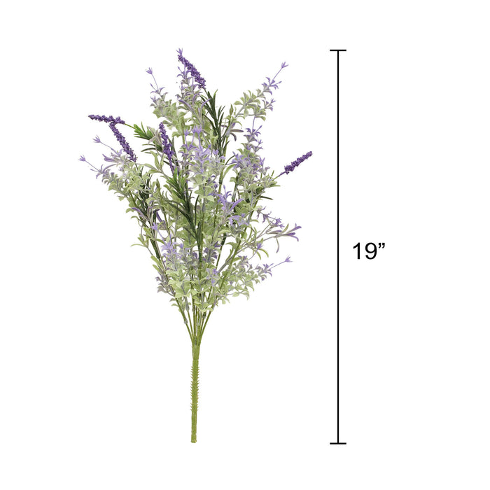 Golden Trumpet & Lavender Spray - 19 In