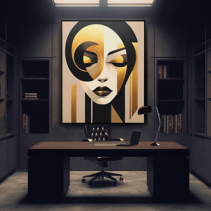 Golden Vision - Female Art for Hallway