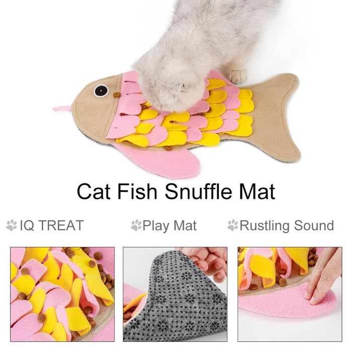 Gadget Gerbil Goldfish Shaped Dog Snuffle Mat