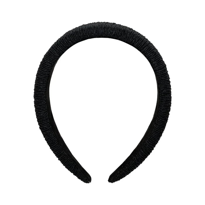 Halo Headband (Black Ruffle)