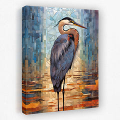 Harmony in Blue - Animals Canvas Wall Art