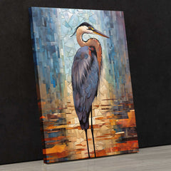 Harmony in Blue - Wall Art in Black Frame