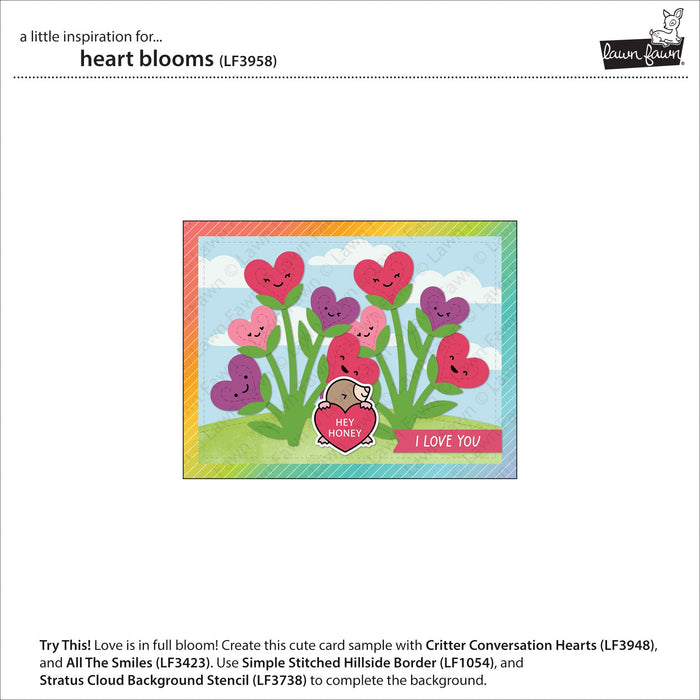 heart blooms