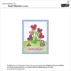 heart blooms