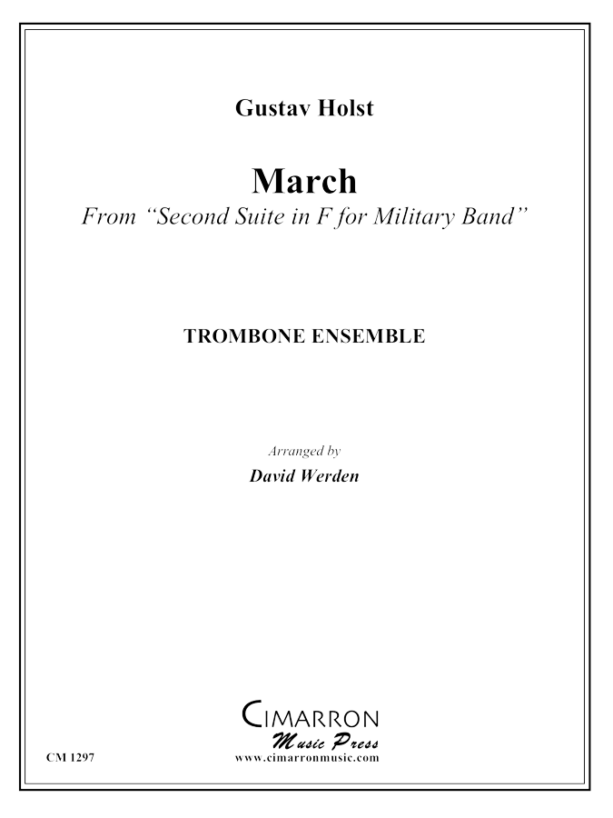 Holst - March from Military Suite in F - Trombone Ensemble