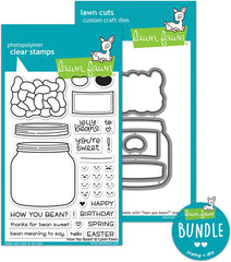 how you bean? (stamp+die bundle)