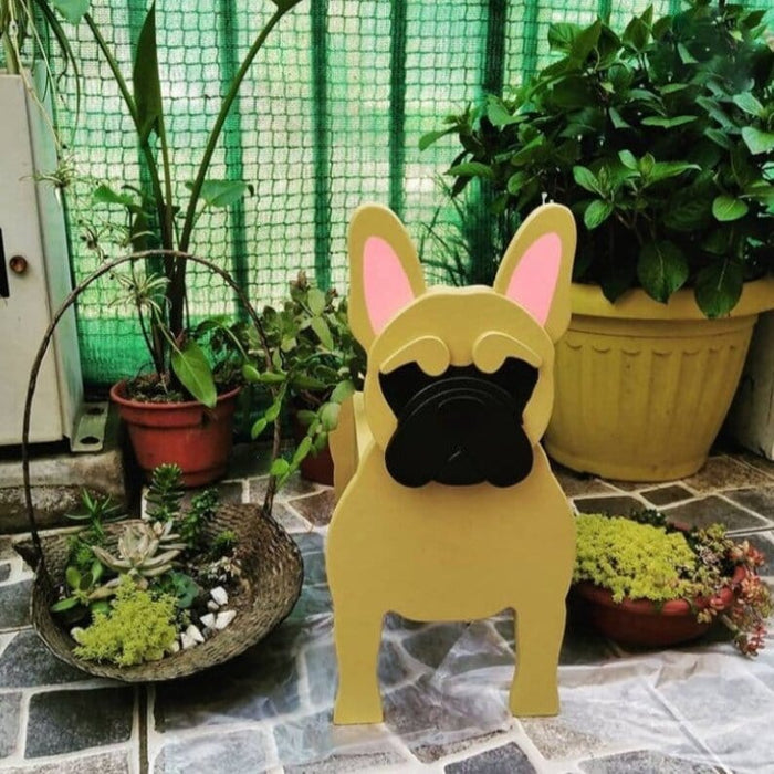 Gadget Gerbil Husky Shaped Flower Planter