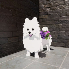 Gadget Gerbil B Husky Shaped Flower Planter