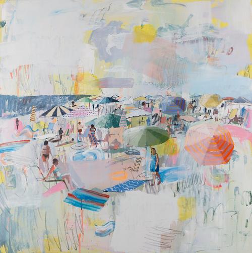 Ice Pop Coast painting Teil Duncan - Christenberry Collection