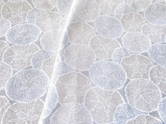 Sand Dollar Neutral Beige & White Woven Outdoor Upholstery Fabric by the Yard - Annabel Bleu