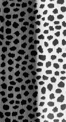 Dalmatian Black & White Woven Outdoor Upholstery Fabric by the Yard - Annabel Bleu