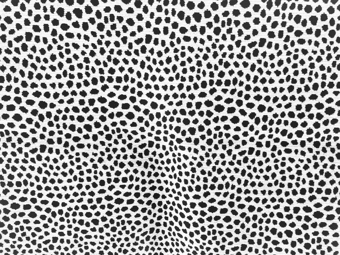 Dalmatian Black & White Woven Outdoor Upholstery Fabric by the Yard - Annabel Bleu