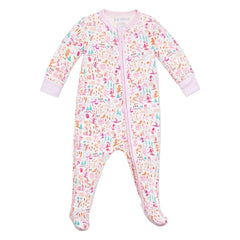 Joy Street Kids Zip Onesie in Pink Apres Ski