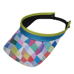 Kaleidoscope Golf Sun Visor with Coil Lace - GloveIt Visor Cap GloveIt V294 Multi