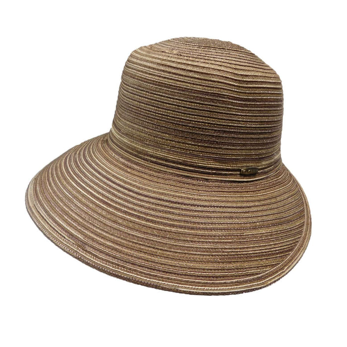 Karen Keith Poly Braid Facesaver Hat Facesaver Hat Great hats by Karen Keith P9cbBN Brown