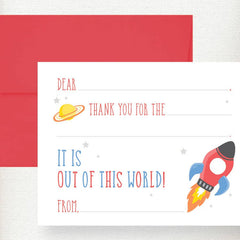 Kramer Drive Kids Space Fill in Thank You Note Card