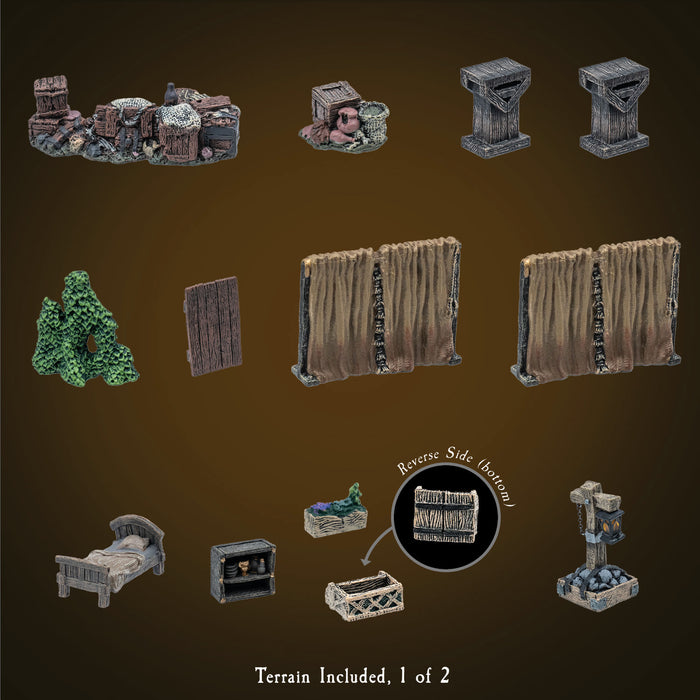 Large Treasure Chest - Lowtown Dressing (Painted)
