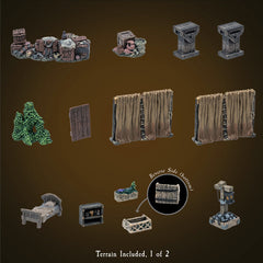 Large Treasure Chest - Lowtown Dressing (Painted)