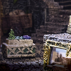 Large Treasure Chest - Lowtown Dressing (Painted)