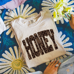 Leopard Honey Tee